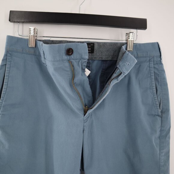 J. Crew Chino Short Men 29 Blue Resort Wear Vacation Classic Preppy Academia NWT - Picture 6 of 13